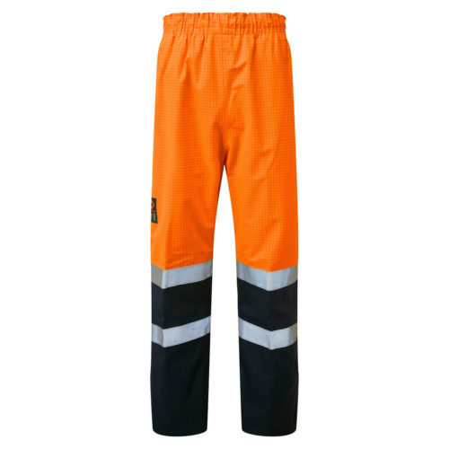 Hi Vis Orange Navy Ballistic Leg Front Protection Safety Trousers Various Sizes 